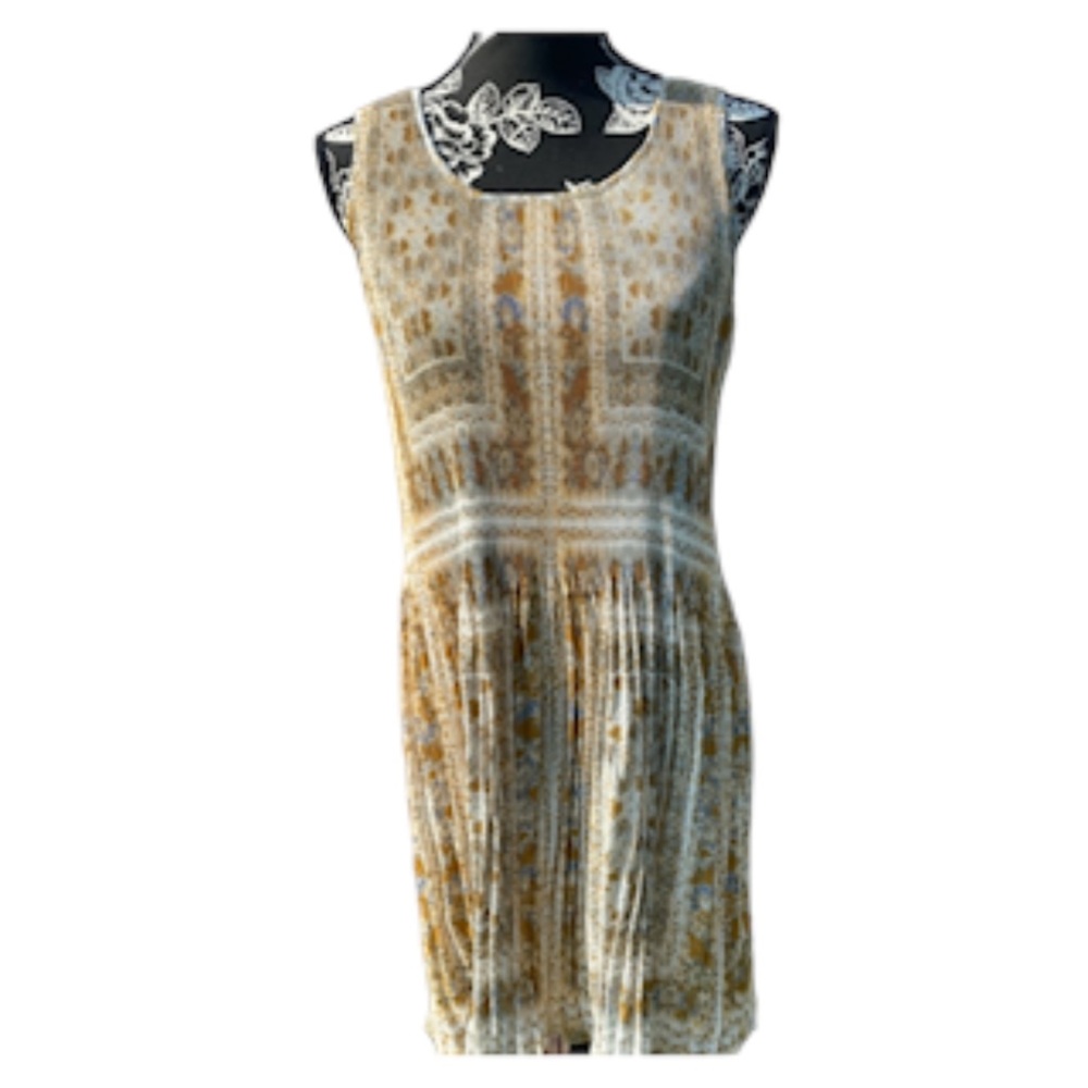 🆕❗Jane & Delancy Plisse Pleated Boho Printed Mini